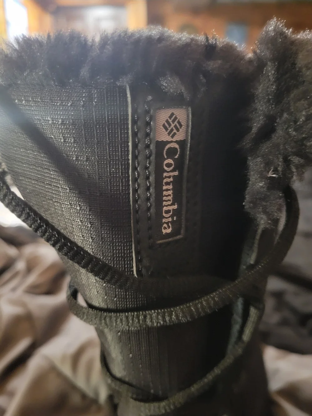 Columbia Ice Maiden Black Women's Insulated Winter Lace-Up Boots